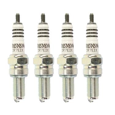 Imagem de 4 velas de ignição NGK IRIDIUM IX CR7EIX # 7385