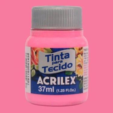Imagem de Tinta de Tecido Fosca 37ml 537 - Rosa - ACRILEX, ROSA - 537