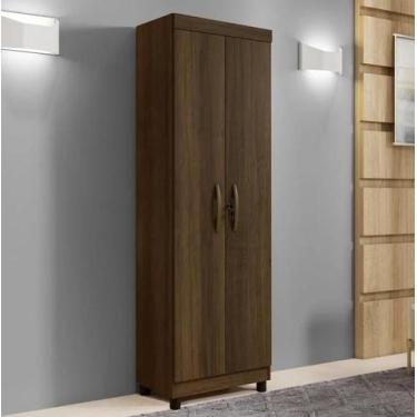 Imagem de Multiuso New Roma 2 Portas com Chave Benetil Móveis - Imbuia