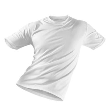 Imagem de Camiseta DryFit Esportiva Masculina Lisa Camisa Manga Curta Academia C