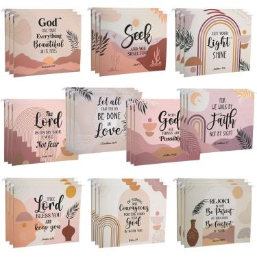 Imagem de Pastas suspensas Janmini Bible, 30 unidades com abas ajustáveis