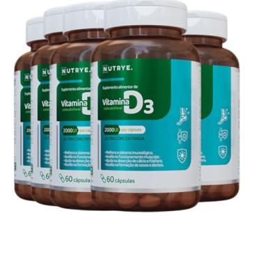 Imagem de Kt 5 Suplemento Vitamina D3 2000ui 60 Cápsulas ultra Concentrada
