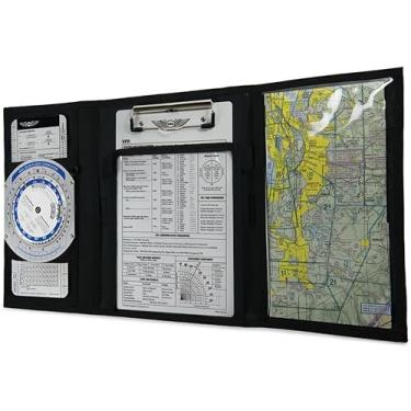 Imagem de ASA KB-3-A Joelheira VFR de dobra tripla com prancheta e bolso para mapa