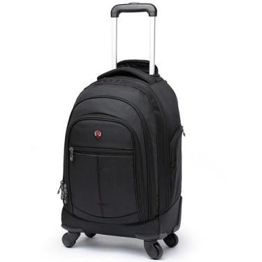 Imagem de Mochila Masculina Antifurto Executiva Notebook Rodinhas 360 - SWISSPOR