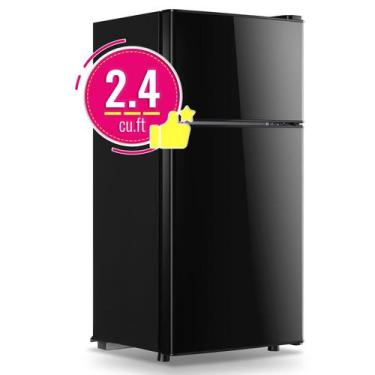 Imagem de Mini Geladeira DEMULLER 70L com Freezer Superior - 2,4 Pés Cúbicos - P