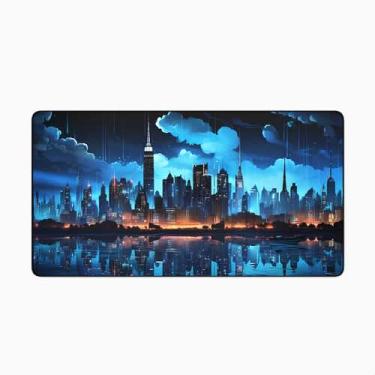 Imagem de Mouse Pad Gamer Extra Grande Undawn Anti Derrapante Profissional 90 x 40 - Cidade