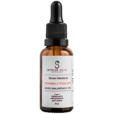 Imagem de Serum Facial De Vitamina C 20% Com Ácido Hialurônico 30ml - Emporium S