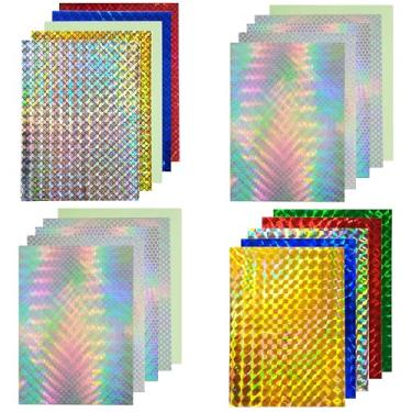 Imagem de Adesivos de fita para iscas de pesca, 20 peças de adesivos refletivos de escamas de peixe holográficos, fita adesiva para fazer artesanato faça você mesmo, ferramenta de pesca