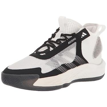 Imagem de adidas Tênis unissex adulto Adizero Select Team, Branco/Prata metálica/Preto, 9.5 Women/8.5 Men