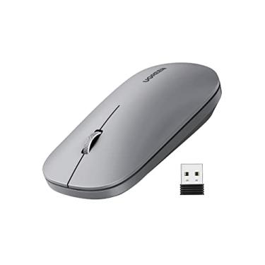 Imagem de Mouse Sem Fio UGreen Sensor de 4000 Dpi 4 Níveis Cinza Mouse Sem Fio Ugreen Sensor de 4000 Dpi Design Ergonômico e Portátil Silencioso Preciso Compatível com Windows Mac Linux e Outros Sistemas I