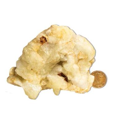 Imagem de 01 Enxofre Bruto Pedra Natural 200 a 250g 7 a 12cm Tipo A - Cristaisde