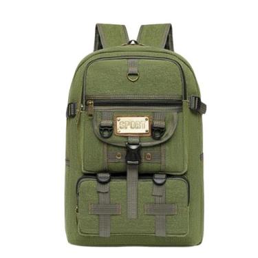 Imagem de Mochila Lona Média Reforçada Masculina Feminina Camping Trabalho Trilh