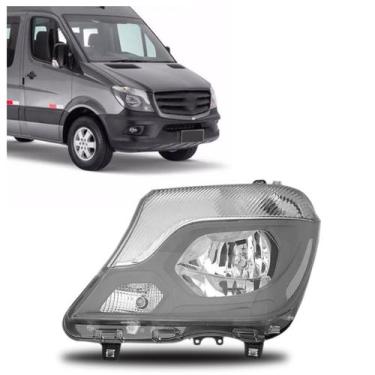 Imagem de Farol Sprinter 2016 2017 2018 Elétrico C/ Motor - DEPO, Esquerdo