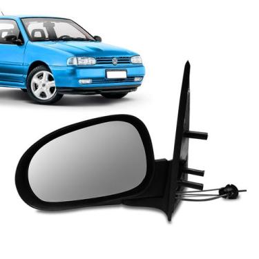 Imagem de Retrovisor Gol Saveiro Bola 4 portas 1995 1999 c/controle Lado Esquerd