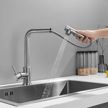 Imagem de Torneira Cozinha Gourmet Extensível Misturador Monocomando Bancada Ino
