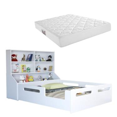 Imagem de Cama Infantil Montessoriana Casal Com Organizador de Brinquedos
