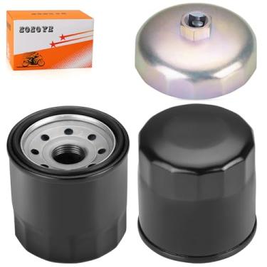Imagem de 2 peças de filtro de óleo de 20 mm e ferramenta chave inglesa para Honda a maioria das scooters de motocicleta