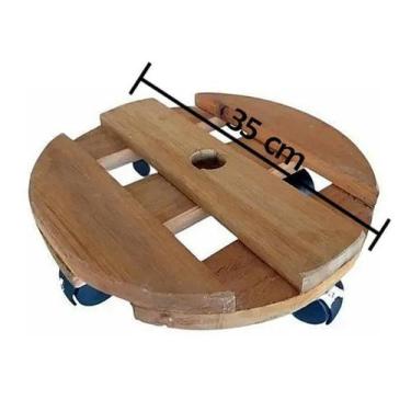 Imagem de Suporte Vasos Botijão De Gás Carrinho Resistente 35 Cm - Eco.Start