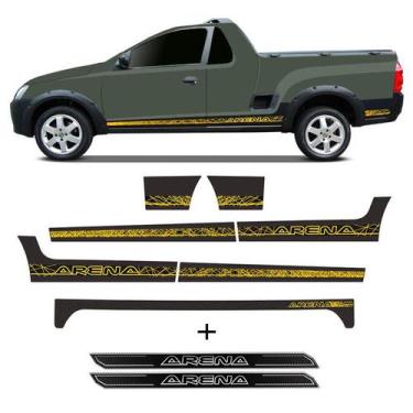 Imagem de Kit Adesivo Faixa Montana Arena 2010 + Soleira Protetora - SPORTINOX