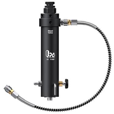 Imagem de Filtro de compressor de ar PCP de alta pressão profissional GX-PUMP com função de manutenção de pressão - separador de óleo/água de 5800psi, montagem magnética ou parafuso, entrada de ar seco para