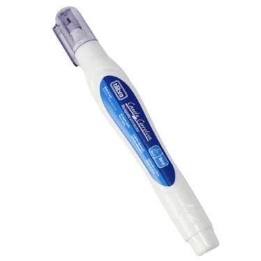 Imagem de Caneta Corretivo 9ml Tilibra - Secagem Rápida, Ponta Metálica, Certificação INMETRO Ideal para Uso Escolar ou Escritório, Correções no Geral em Qualquer Tipo de Papel - Pé de Lápis