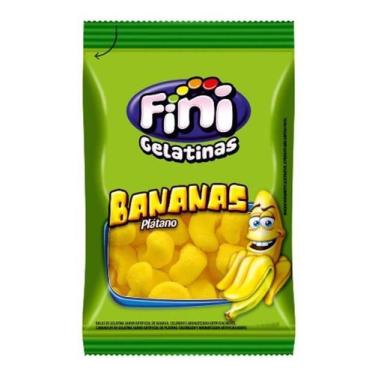 Imagem de Kit c/ 6 Mini Bala De Gelatinas Fini Sabor Banana 15g
