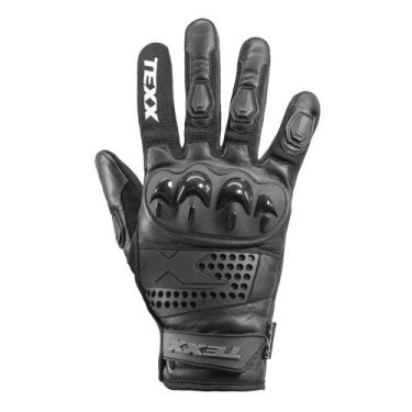 Imagem de Luva Texx Old Shoot Moto Masculina Preta Urbana, L/G