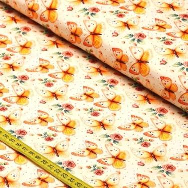 Imagem de Tecido Estampado Para Patchwork - Melissa: Borboleta (0,50x1,50) Tecid