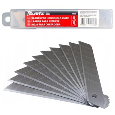 Imagem de Kit com 10 Lâminas de 18mm Profissional para Estilete Largo
