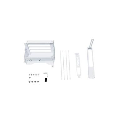 Imagem de Kit de atualização de suporte vertical Lian-Li O11DEXL-1W para GPU série 40 compatível com cabo Riser branco O11 Dynamic EVO XL não incluído - O11DEXL-1W