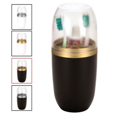 Imagem de Porta Escova E Pasta de Dente Original Arthi Com Tampa Transparente 50