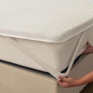 Imagem de Pillow Top Queen Guldi Soft com Espuma D30 com Alça (5x158x198) Branco