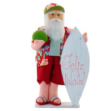 Imagem de Boneco Natal Papai Noel Surfista Natalino 80cm
