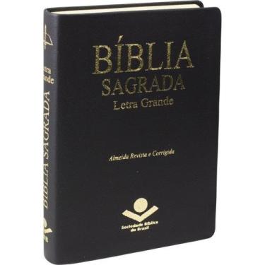 Imagem de Bíblia Sagrada ARC - Ideal - Letra Grande - Preta - SBB