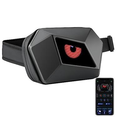 Imagem de DABASHAN Mochila para motocicleta com visor de LED, Bolsa tiracolo, Sling Bag, Tendência