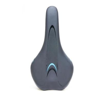 Imagem de Selim Sela Banco Bicicleta Mtb/Speed Airflow Azul Cromoly - Importado