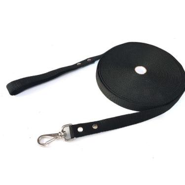 Imagem de Guia Longa 10 mts Adestramento E Passeio De Cães - dedcases, Preto