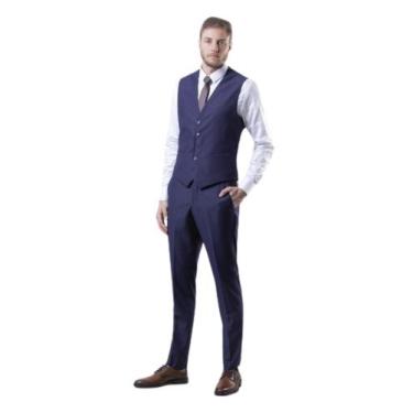 Imagem de Colete Social Masculino Linha Top Premium - Fressart, Azul marinho, EX