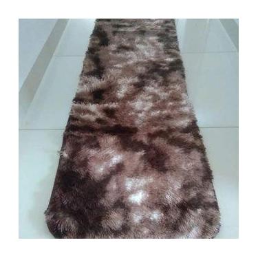 Imagem de Passadeira Quarto Felpuda - Expresso Enxovais, Marrom Mesclado