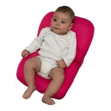 Imagem de Almofada De Banho Baby Secagem Rápida Não Escorrega Rosa - Importway