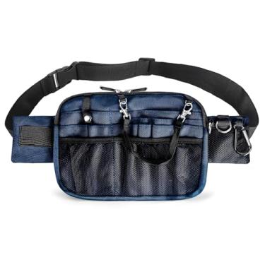 Imagem de Pochete de enfermeira com suporte de estetoscópio – pochete de enfermagem para enfermeiros, bolsas médicas para enfermeiros, organizador de bolso de enfermeira, pochete utilitária para ferramentas de