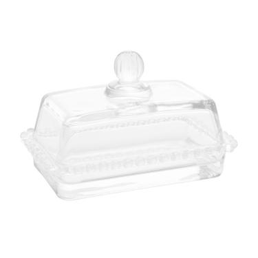 Imagem de Manteigueira Cristal com Tampa Pearl 17 x 10,5 x 10 cm Wolff