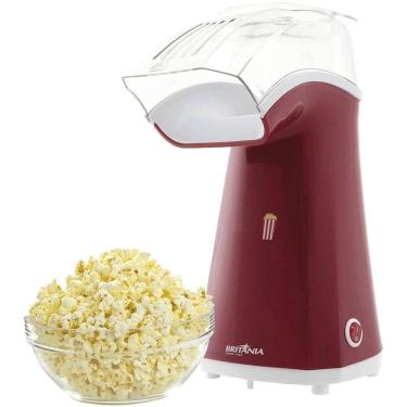 Imagem de Pipoqueira Eletrica 1200w 5 Ciclos Britania Luxxcook Vermelha 220V