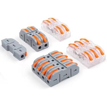 Imagem de 34/50 / 100pcs Fio Conector Multiplex Butt Led Caixa De Junção Terminal De Emenda Compacto Para 28-12awg Al Cabo, Nc-221 100pcs