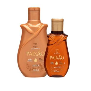 Imagem de Kit Loção Hidratante Paixão Avelã 200ml + Óleo Corporal Paixão Avelã 1