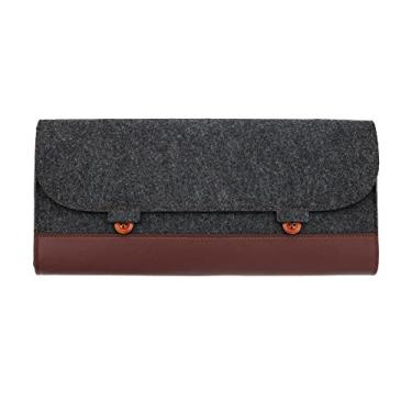Imagem de KPREPUBLIC Bolsa De Transporte Para Teclado Feltro Pu Planck 40% 60% 80% 100% Gh60 Xd64 Tada68 87 Tkl 104 Ansi Bm60 Bm65 Bm68 Poker (Pu X1)