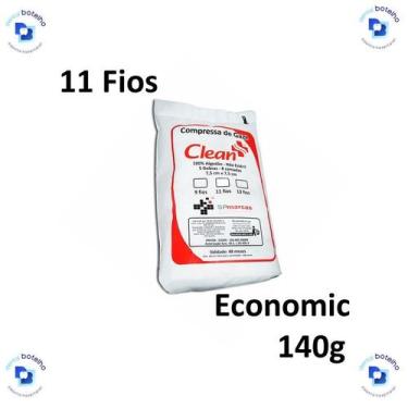 Imagem de Compressa de Gaze 11 Fios Não Estéril (Economic) (140g) - Clean