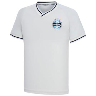 Imagem de Camiseta Grêmio Escudo Masculina, Off White, M