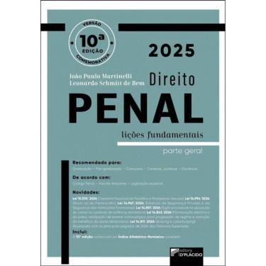 Imagem de Direito Penal - Lições Fundamentais - Parte Geral - 2025