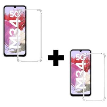Imagem de 2UN Capa Capinha Anti Impacto Para Samsung Galaxy M34 Transparente - M